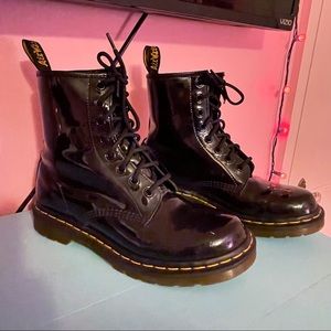 Black Patent Leather Dr Martens Womens Size 8